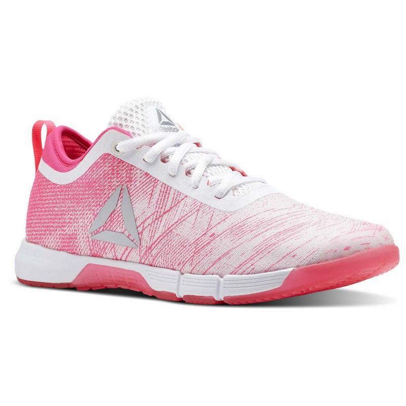 Reebok Speed Her Tr Botasky Damske - Ruzove/Biele/Strieborne JO4338PM